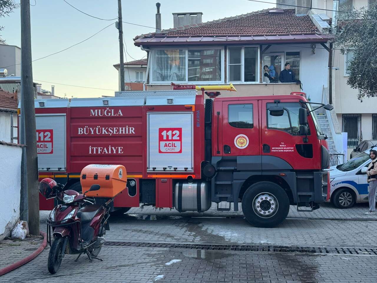 Menteşe'de Ev Yangını: Şüpheli Gözaltında 5